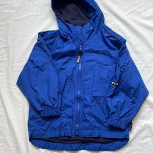 BELOW ZERO BY ROTHSCHILD BLUE KIDS WINDBREAKER SIZE M (KIDS 5/6)
